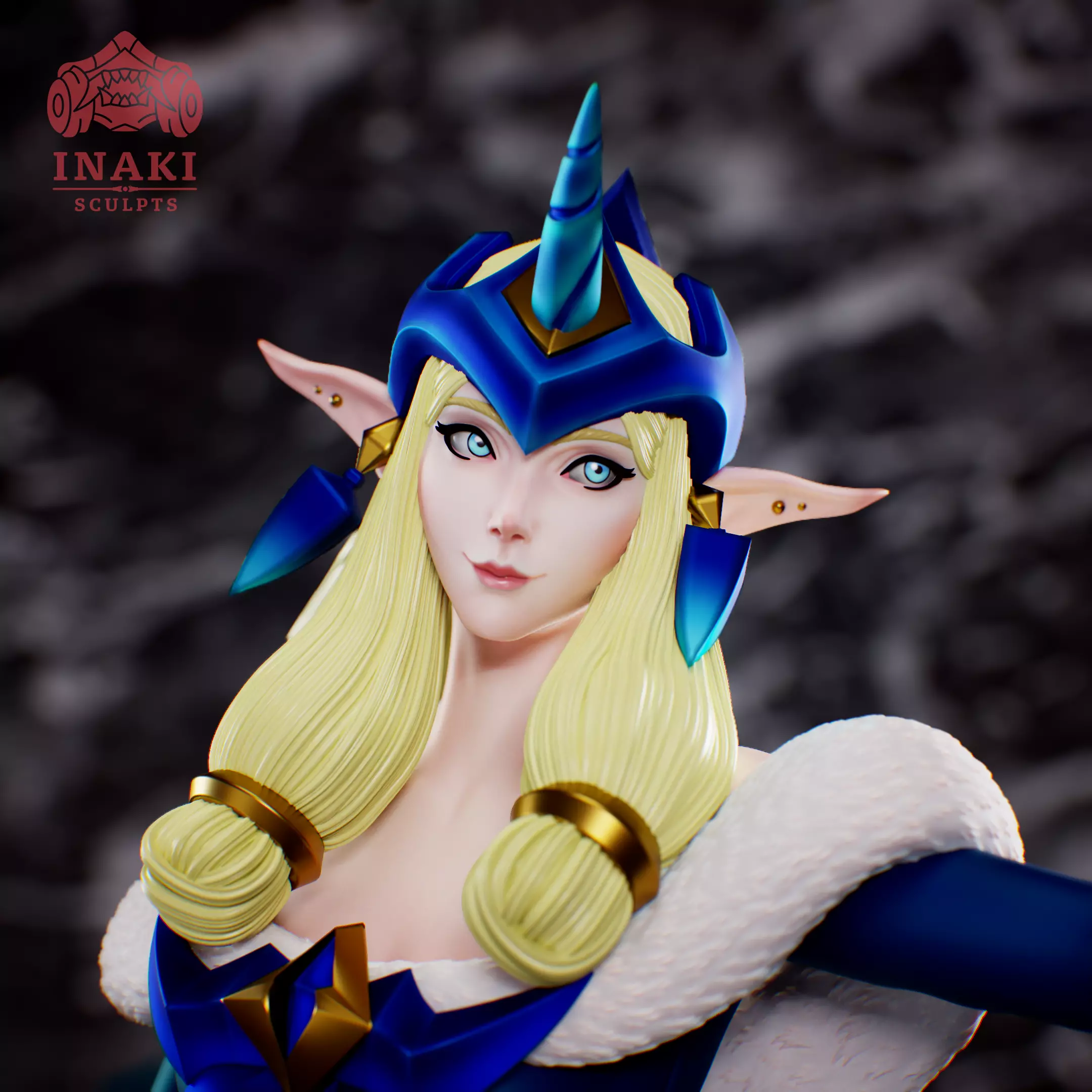 Soraka Winter Wonder - League of Legends 3D print model