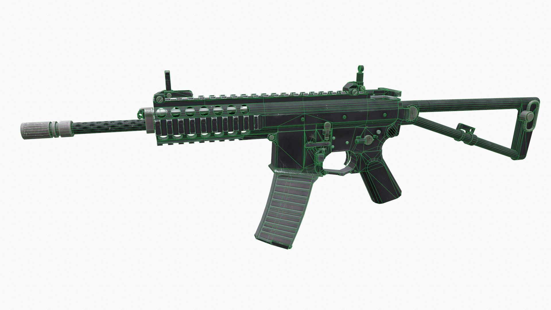 KAC PDW Low-poly 3D model_6