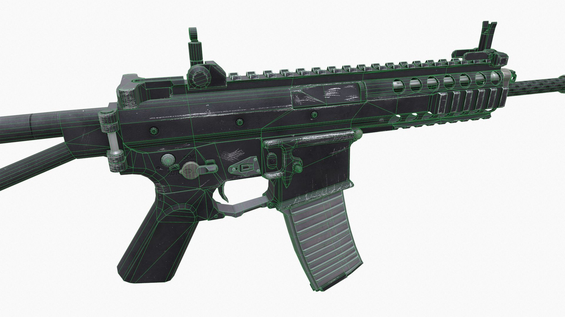 KAC PDW Low-poly 3D model_8