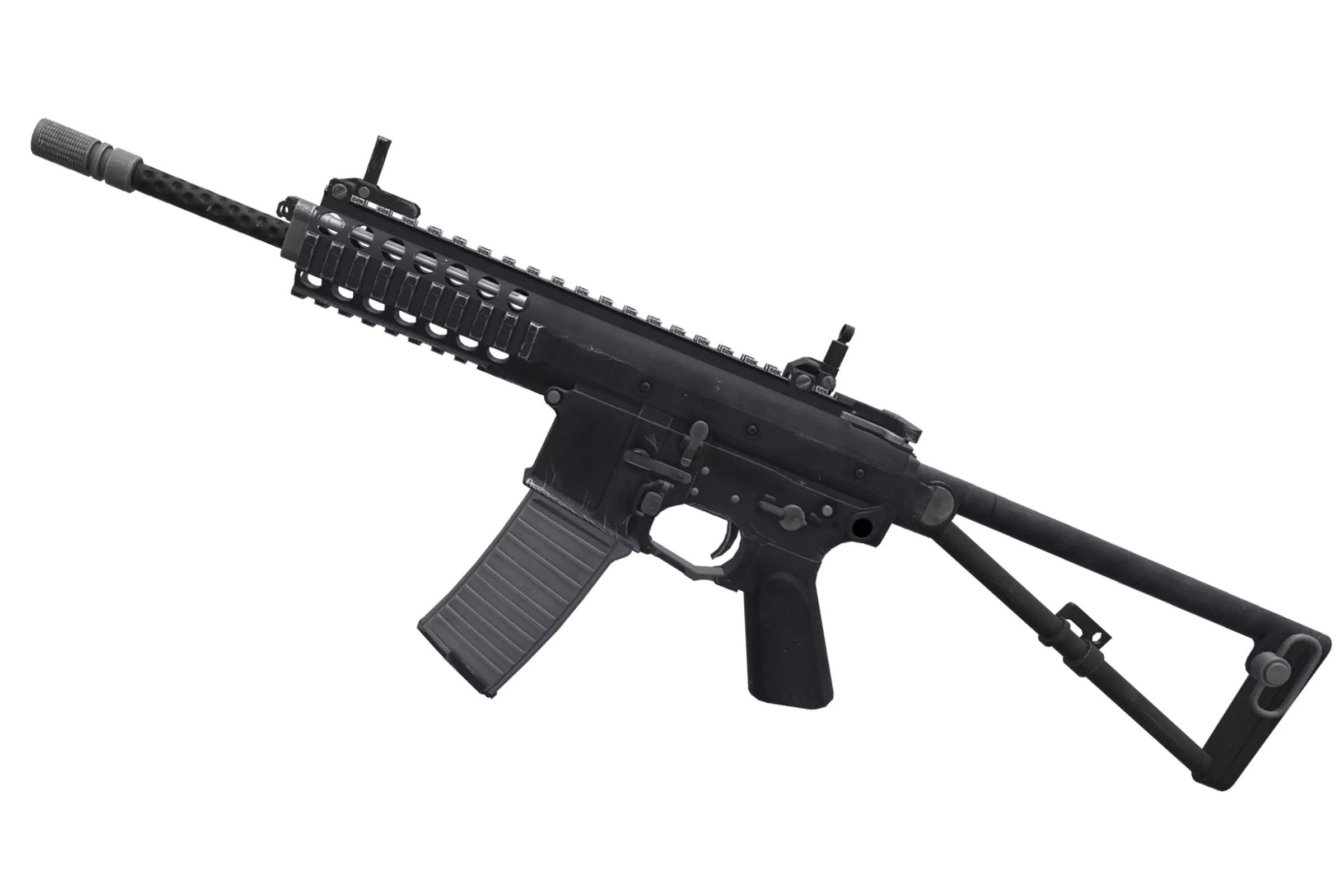 KAC PDW Low-poly 3D model_0