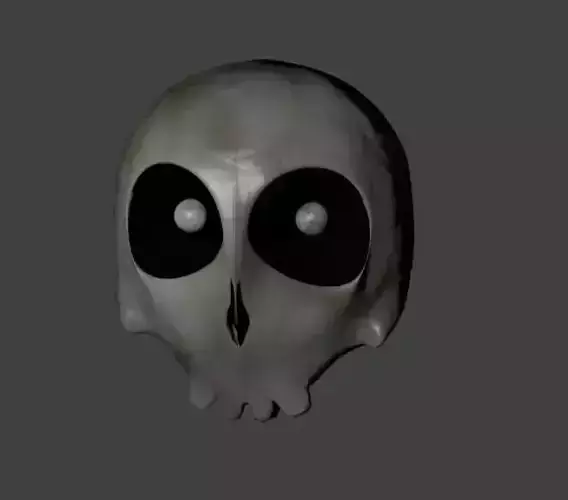 Cartoon skull