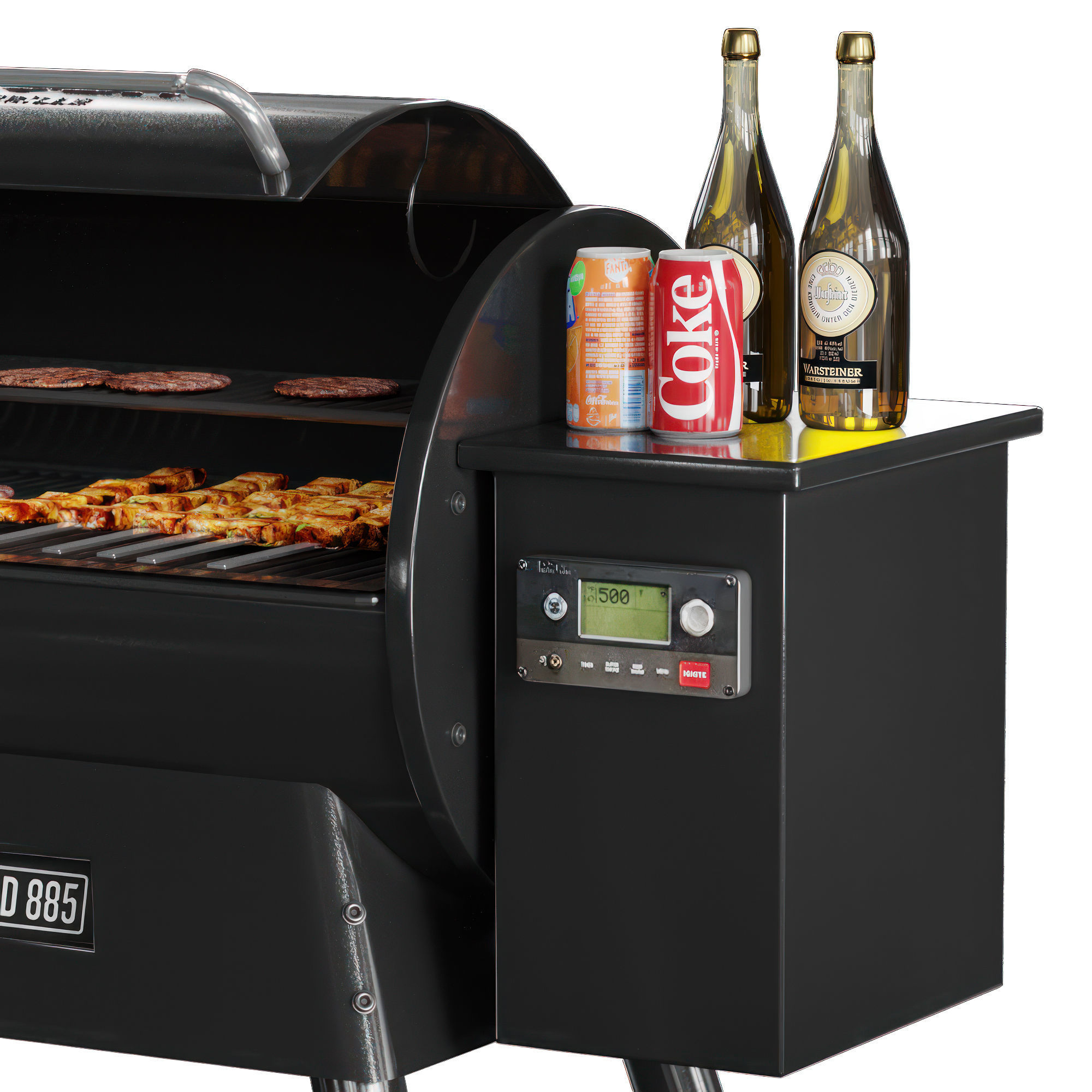 Traegar BBQ 3D model_5