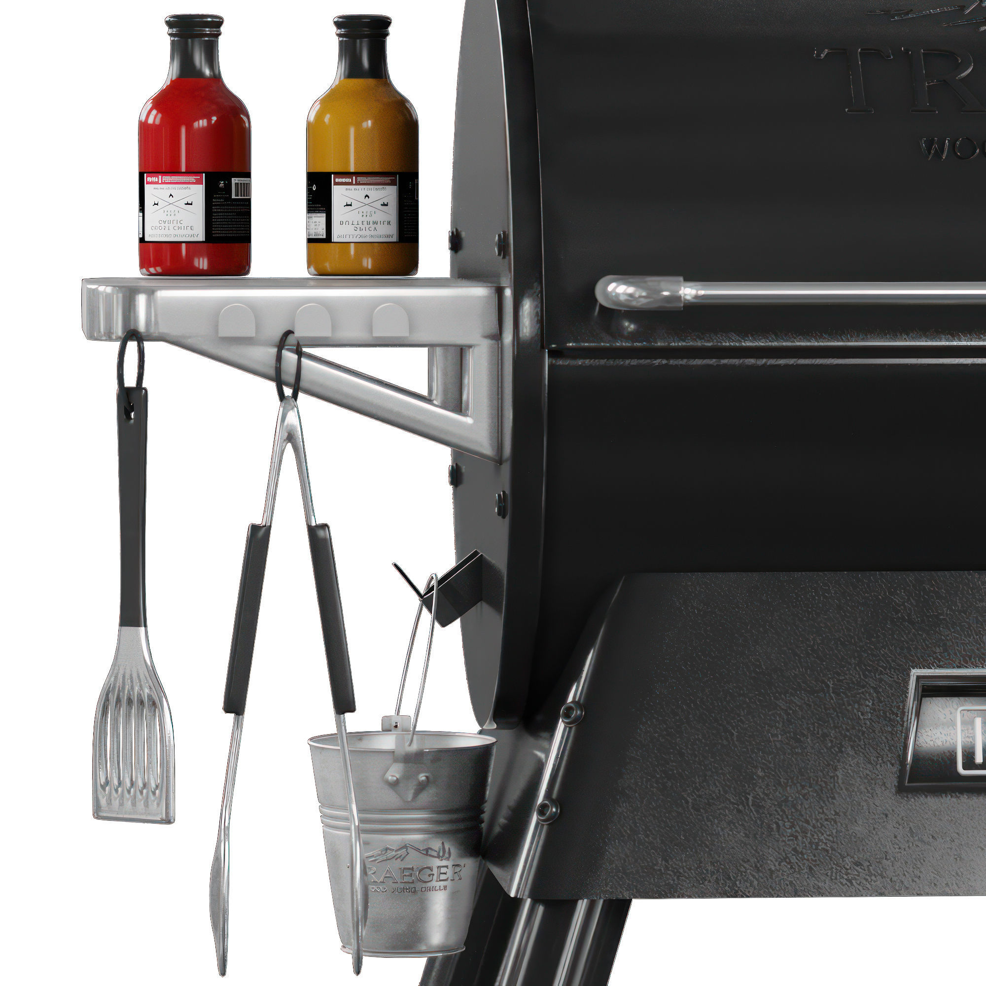 Traegar BBQ 3D model_4