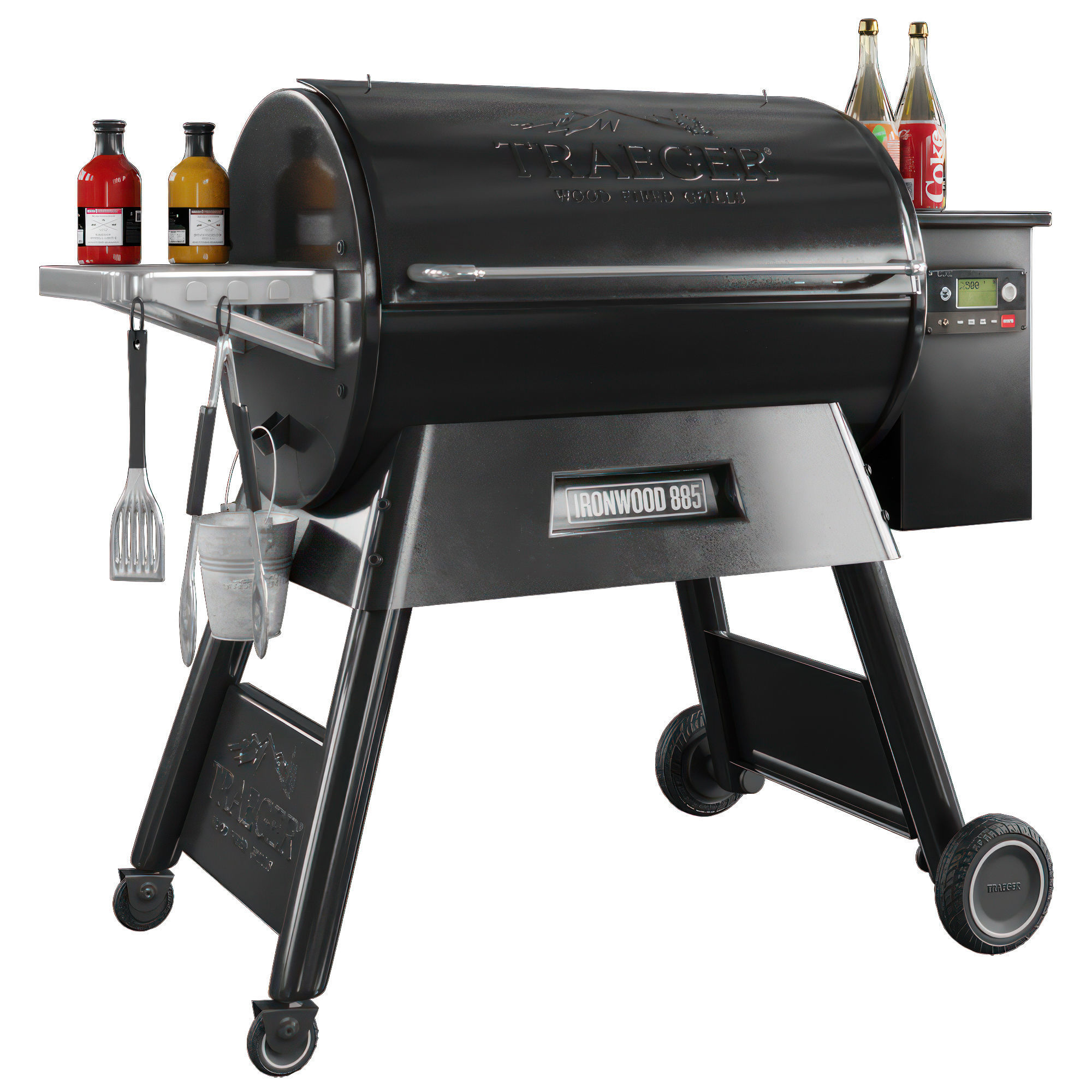 Traegar BBQ 3D model_3