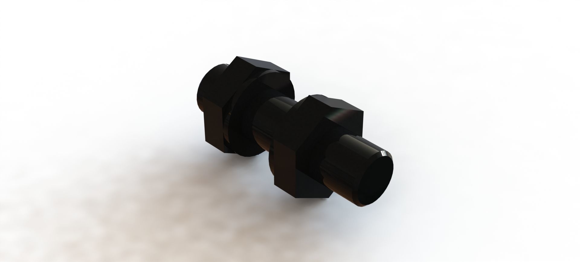 Sensor Balluff Indutivo M12x1 BES00 Inductive Balluff Sensor 3D model_15