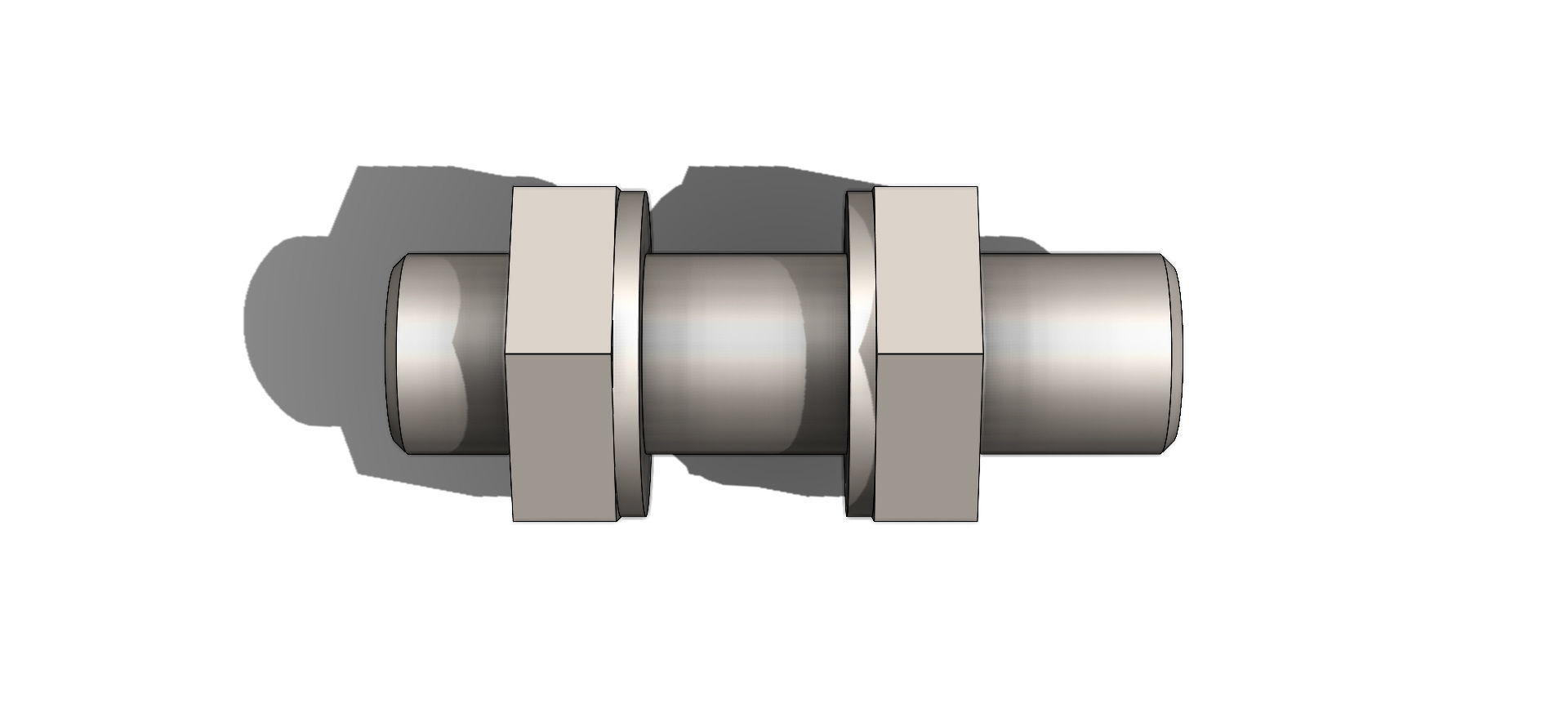 Sensor Balluff Indutivo M12x1 BES00 Inductive Balluff Sensor 3D model_2