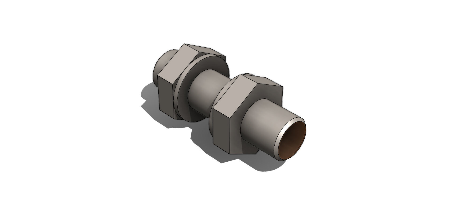 Sensor Balluff Indutivo M12x1 BES00 Inductive Balluff Sensor 3D model_1