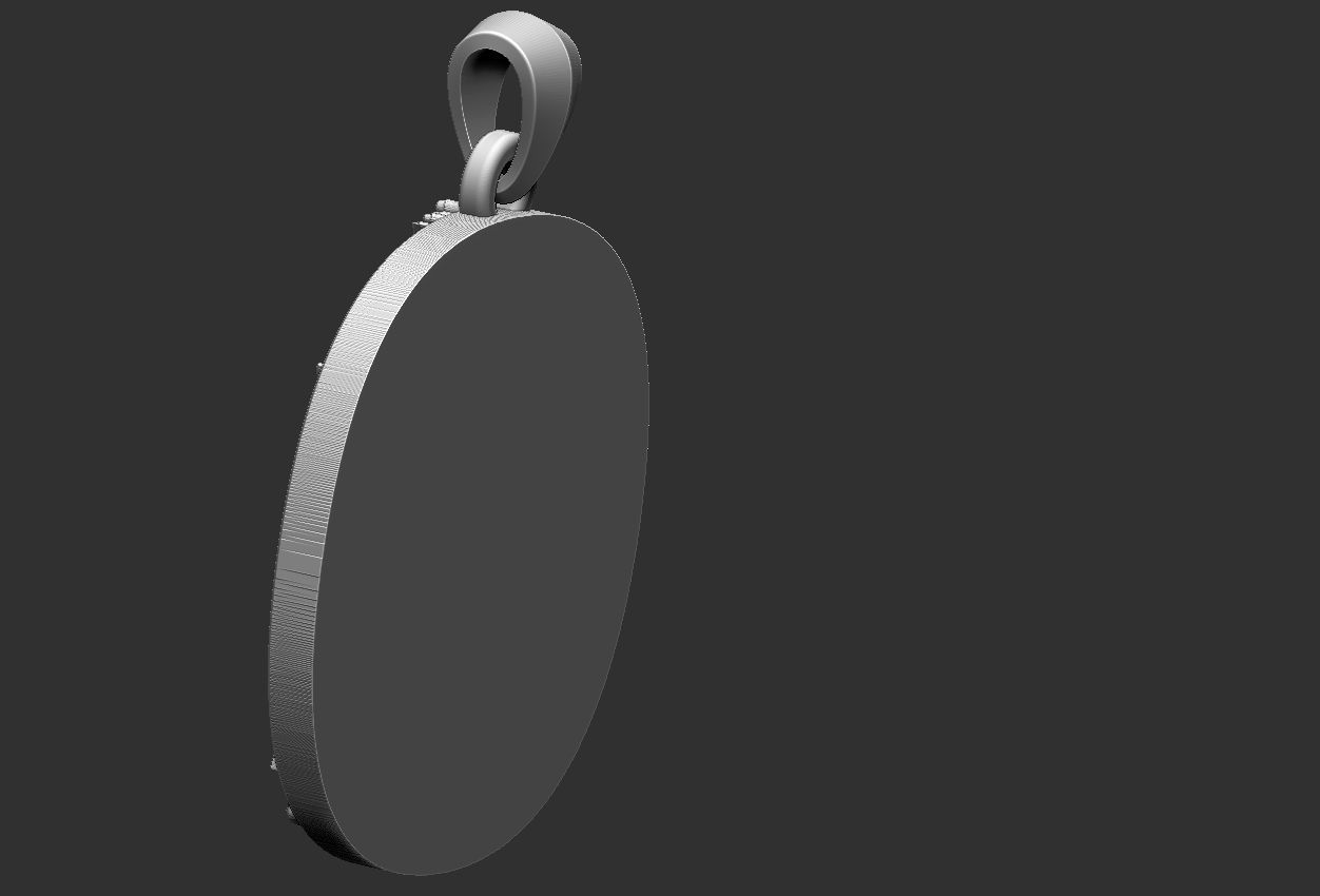 Coat of Arms Lion Tree - Brasao - Ring And Pendant 3D print model_18