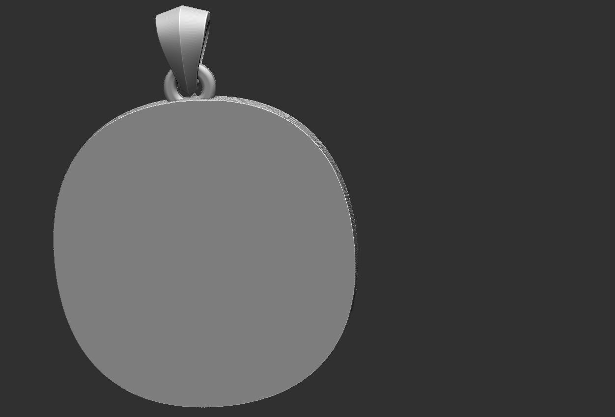 Coat of Arms Lion Tree - Brasao - Ring And Pendant 3D print model_17