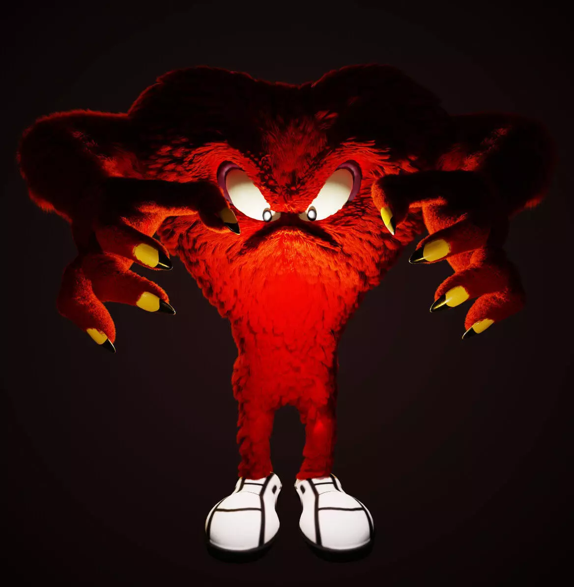 Gossamer from Looney Tunes 3D model_0