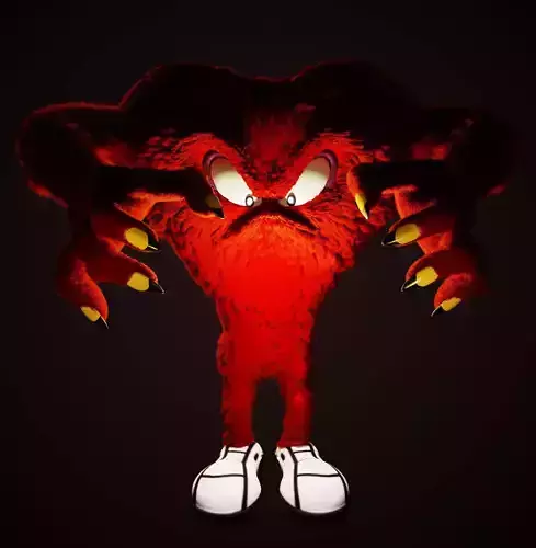 Gossamer from Looney Tunes 3D model