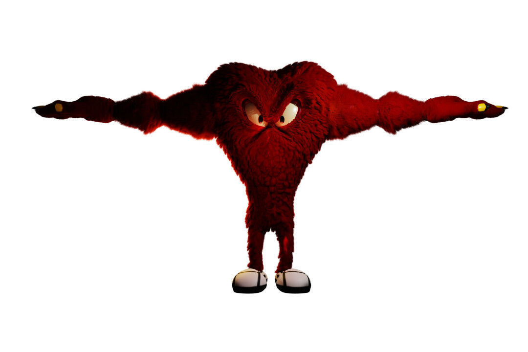 Gossamer from Looney Tunes 3D model_4