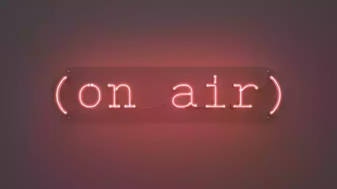 On Air 3 - Neon Sign 3D model