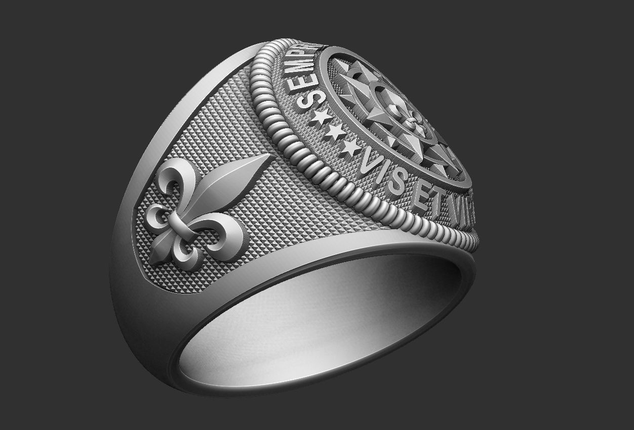 Scout Ring - Escoteiro  3D print model_2