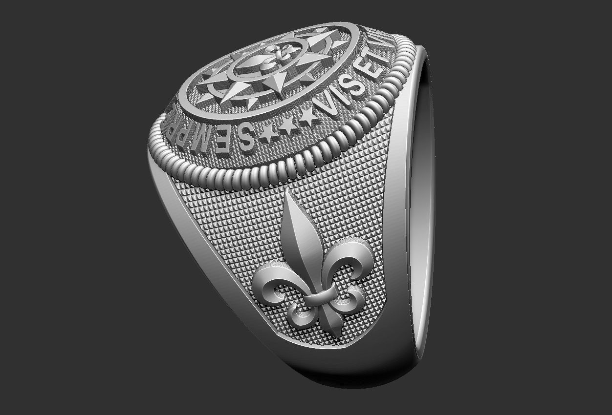 Scout Ring - Escoteiro  3D print model_8