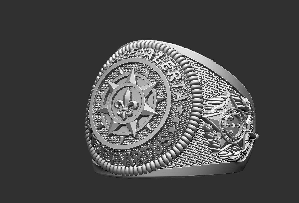 Scout Ring - Escoteiro  3D print model_21