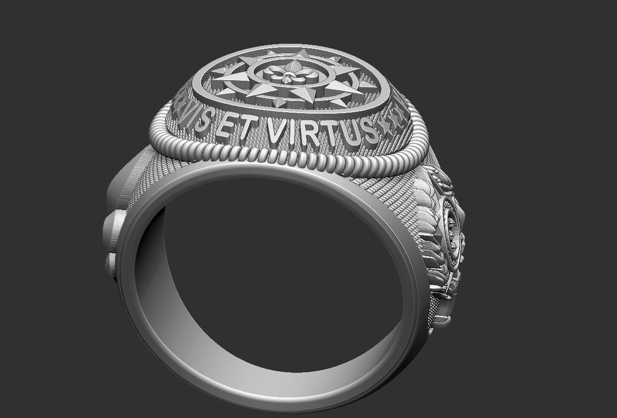 Scout Ring - Escoteiro  3D print model_13