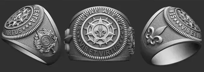 Scout Ring - Escoteiro  3D print model