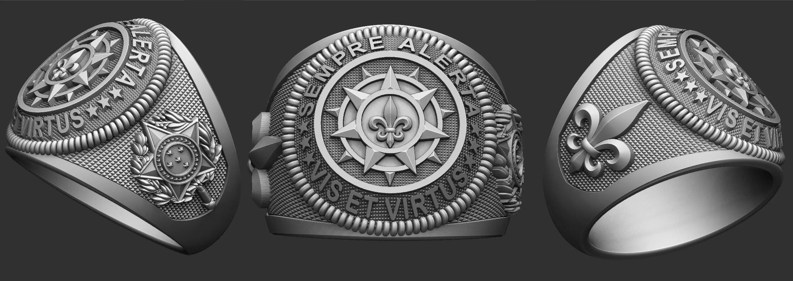 Scout Ring - Escoteiro  3D print model_0