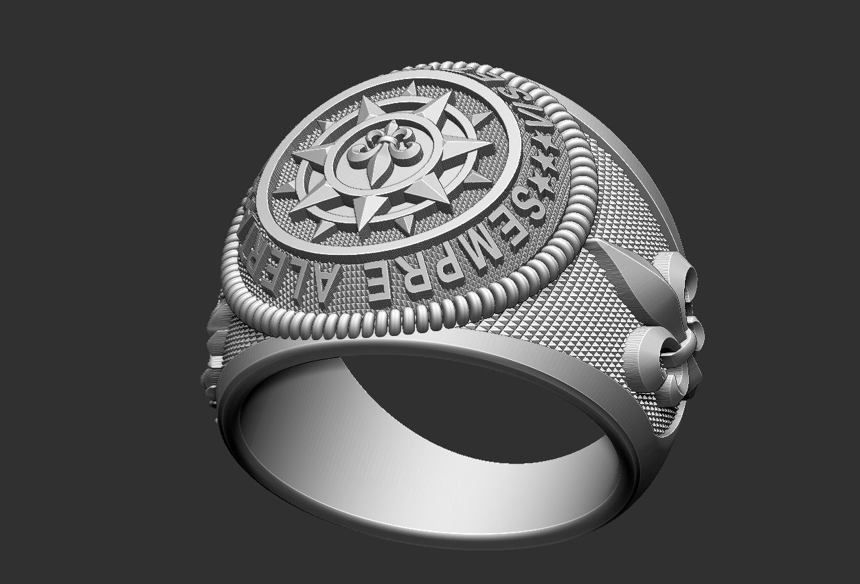 Scout Ring - Escoteiro  3D print model_16