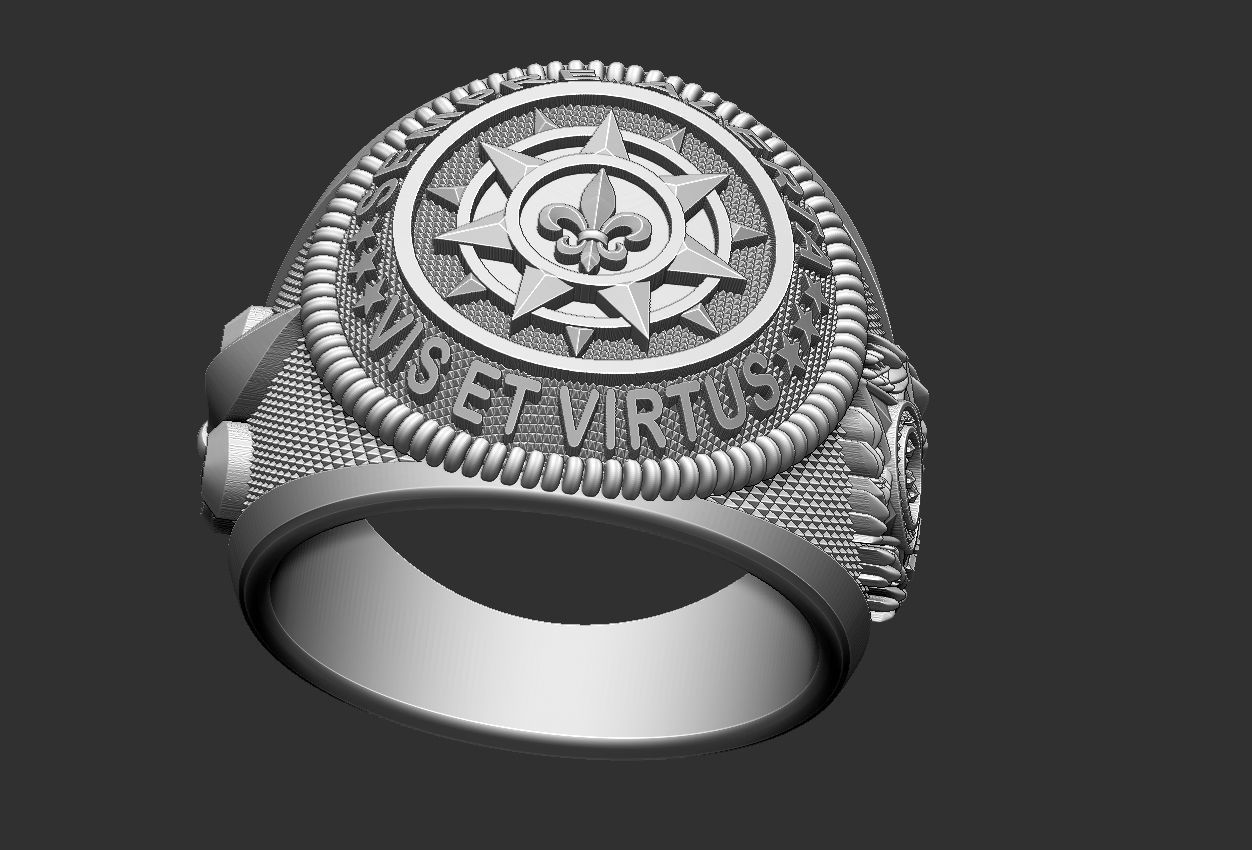 Scout Ring - Escoteiro  3D print model_14