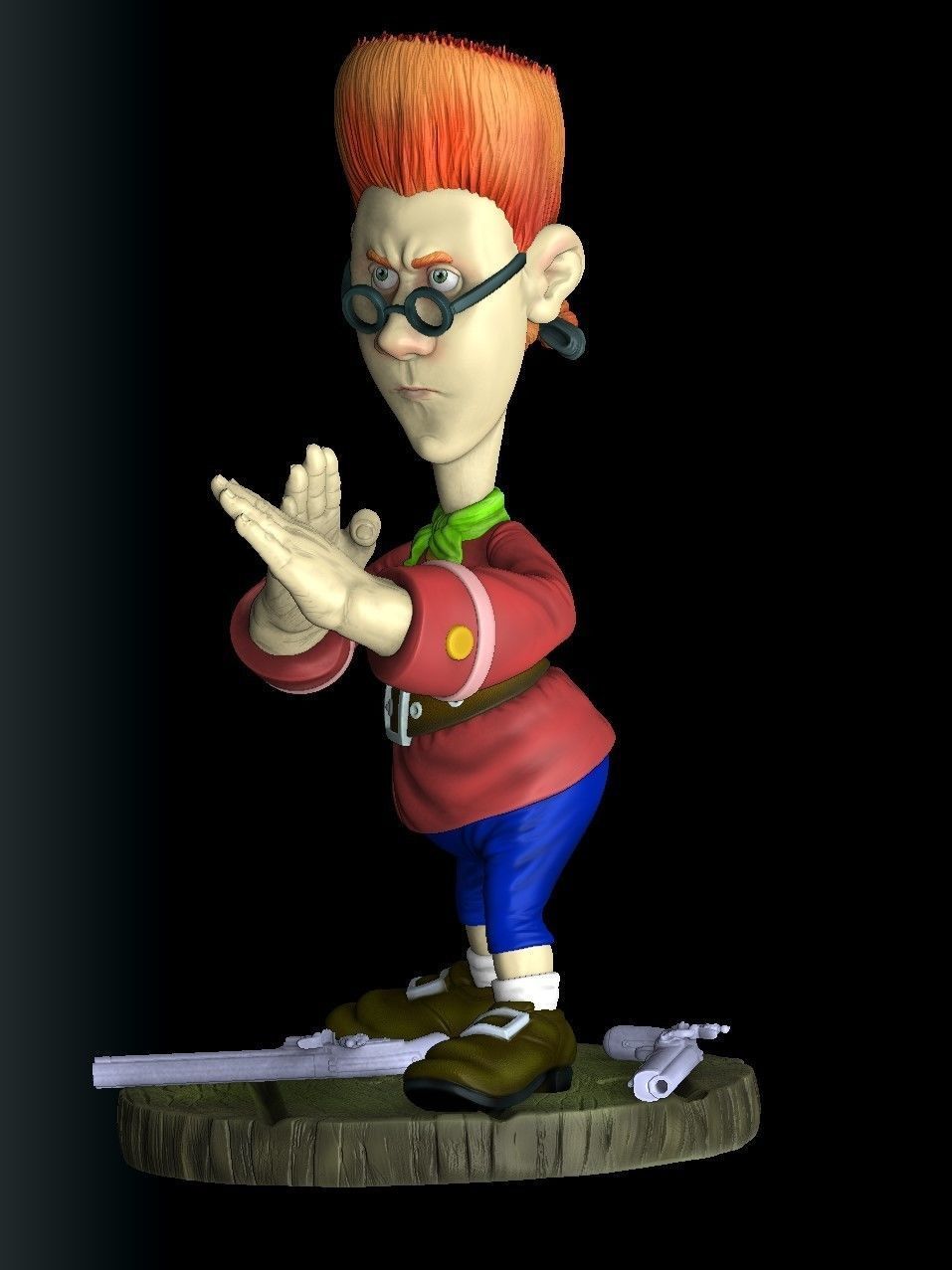 JIM HAWKINS FOR 3D PRINT STL 3D print model_32