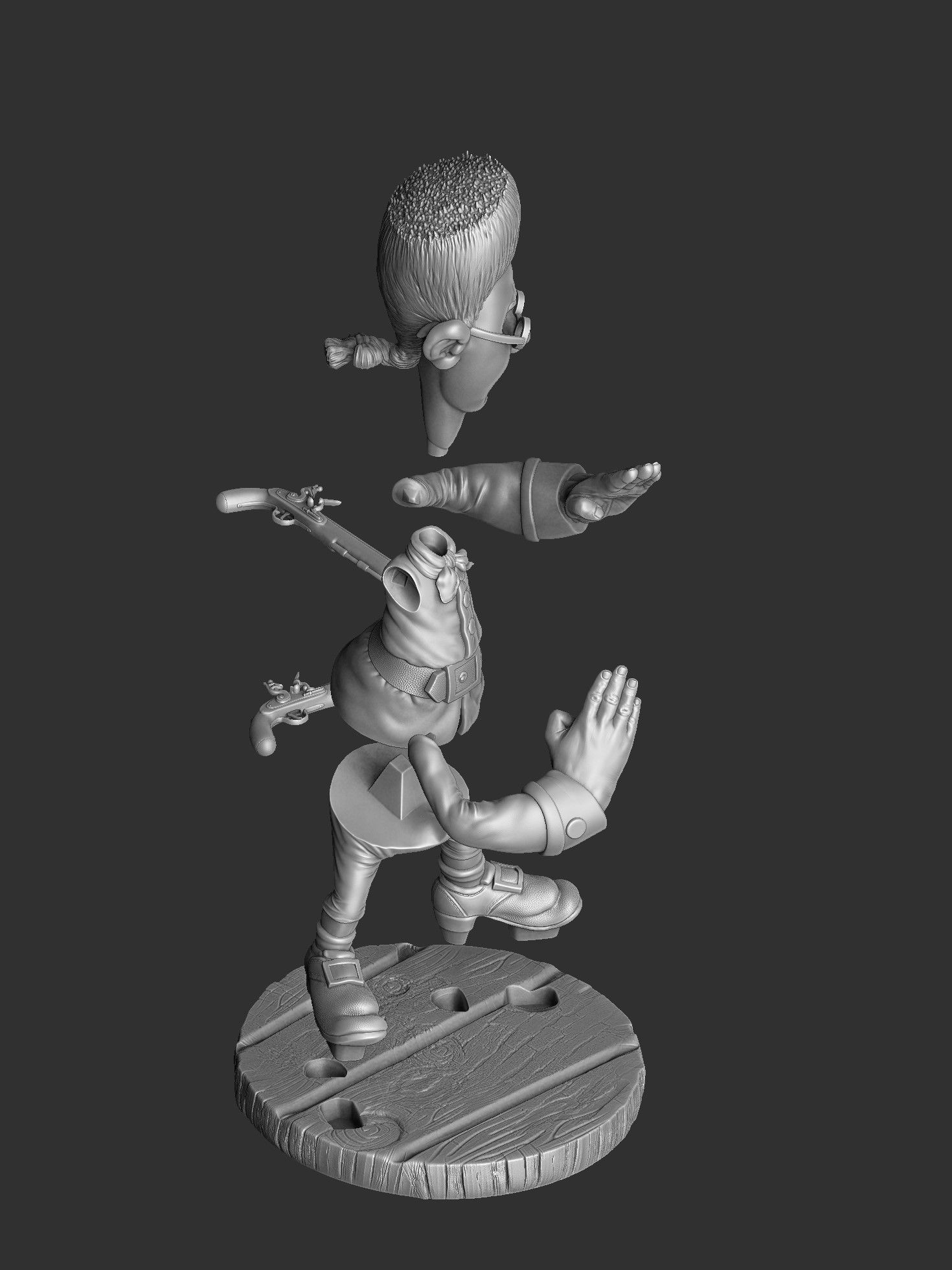 JIM HAWKINS FOR 3D PRINT STL 3D print model_24