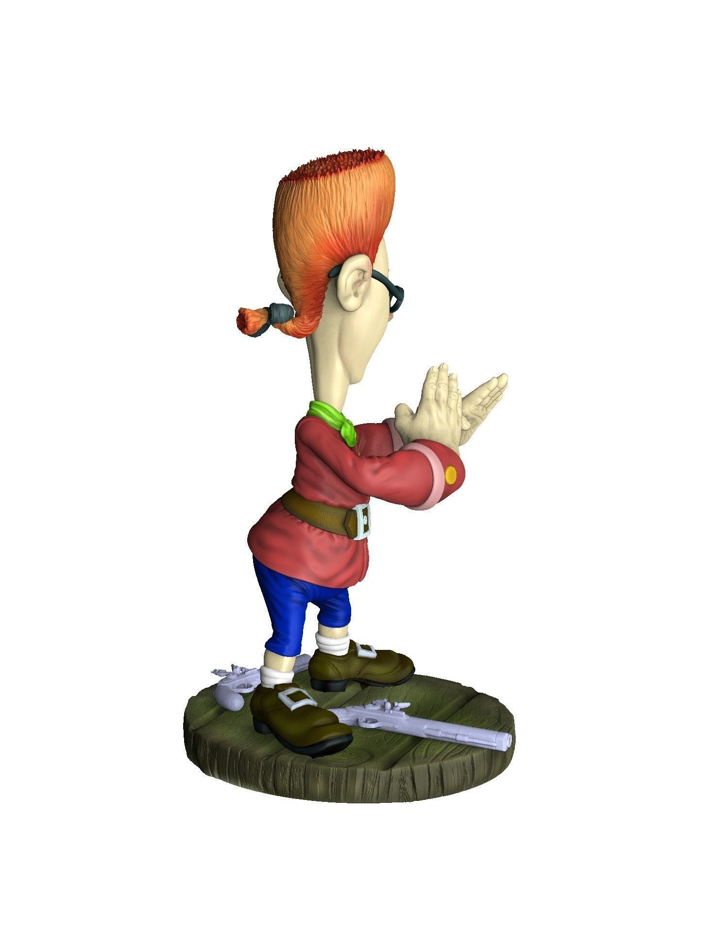 JIM HAWKINS FOR 3D PRINT STL 3D print model_26