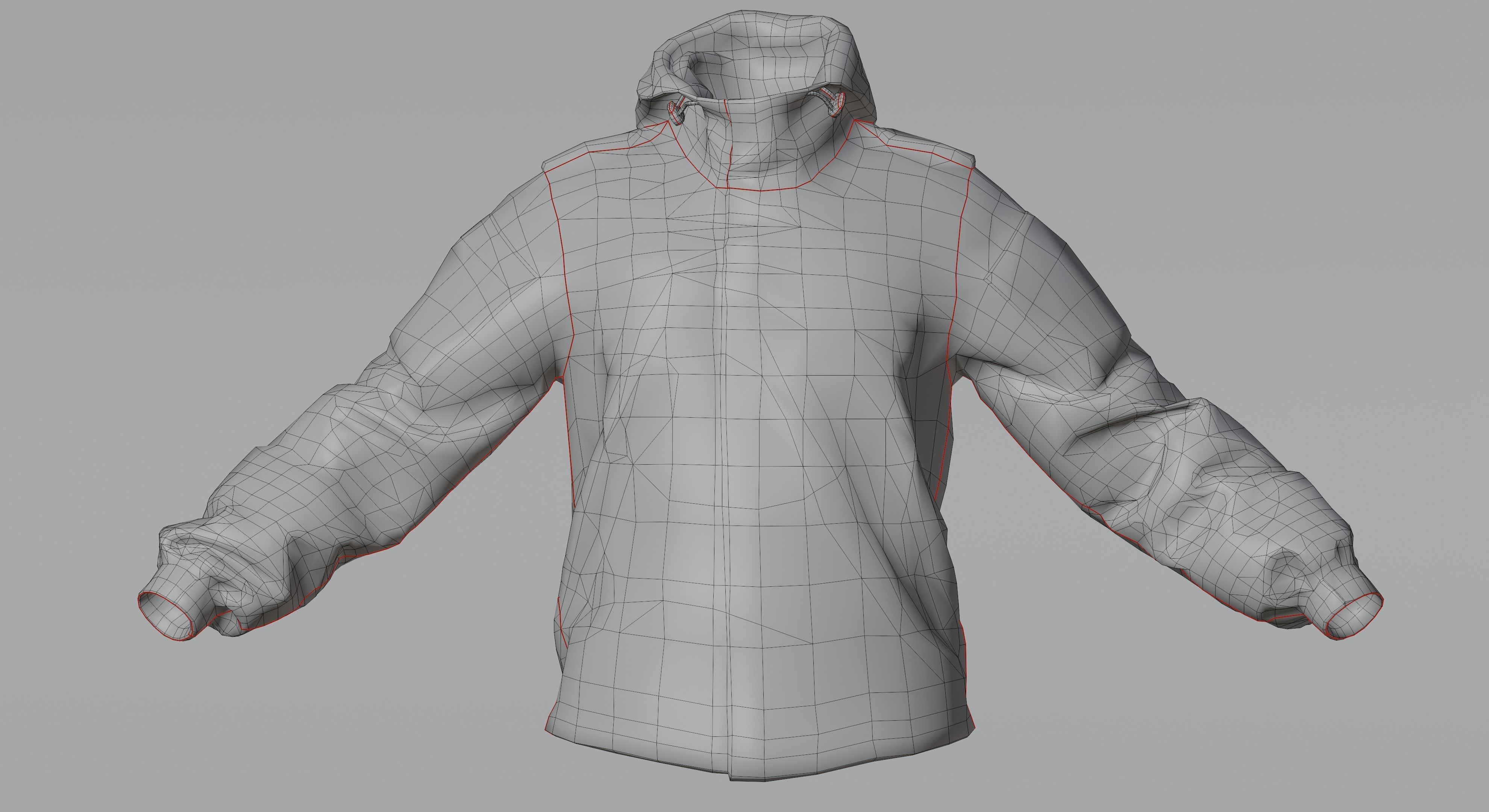 Ratnik VKBO Demi-Season Jacket Low-poly 3D model_13
