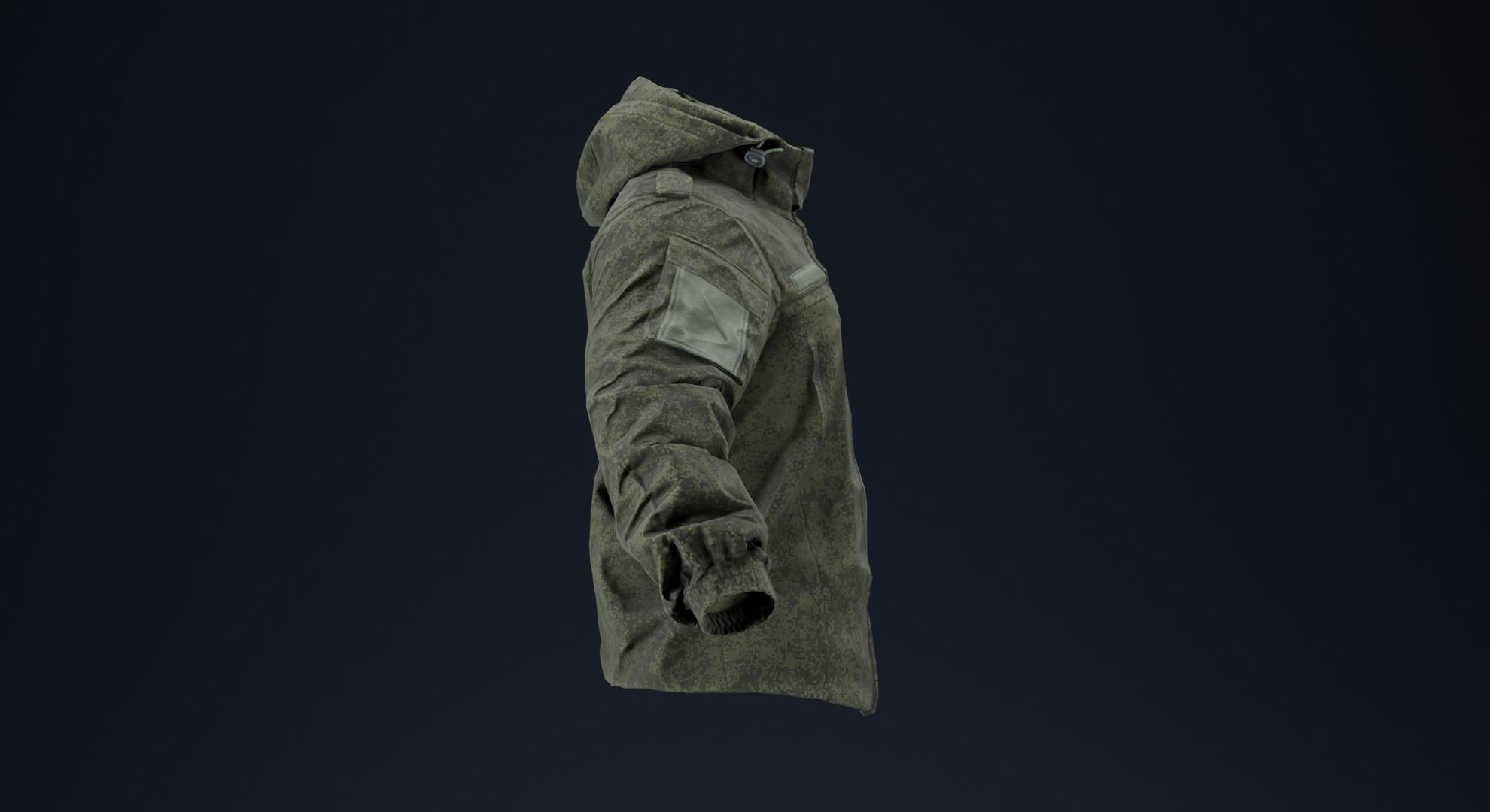 Ratnik VKBO Demi-Season Jacket Low-poly 3D model_4
