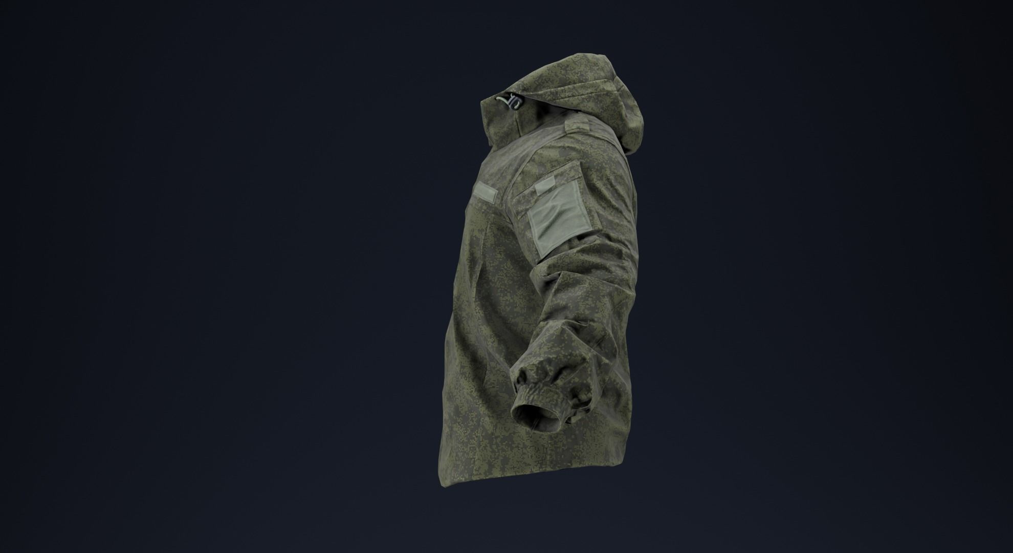 Ratnik VKBO Demi-Season Jacket Low-poly 3D model_10