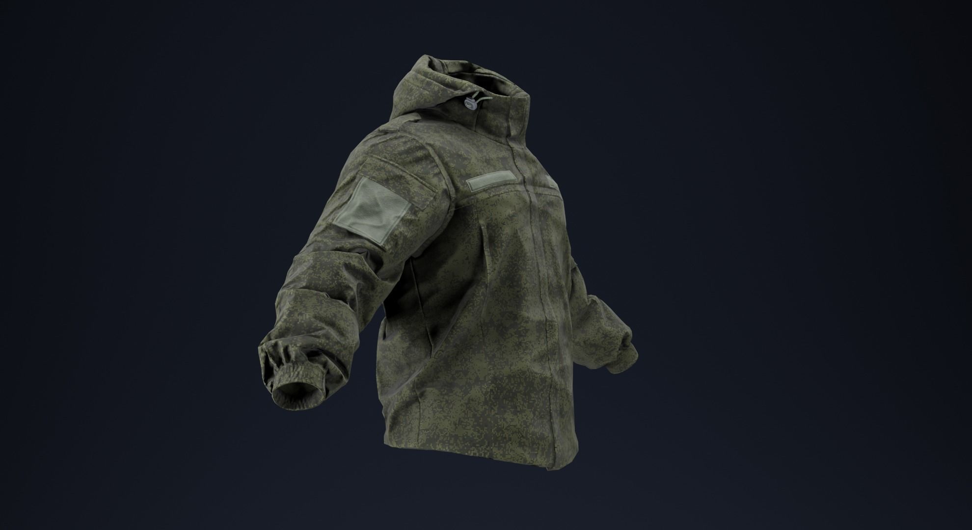 Ratnik VKBO Demi-Season Jacket Low-poly 3D model_3