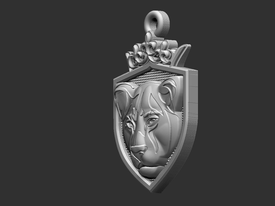 Panther Shield -  3D print model_11