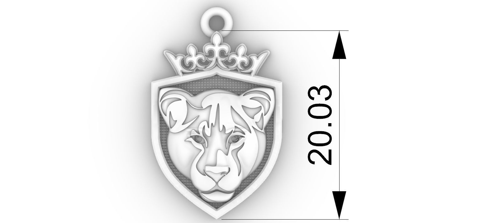 Panther Shield -  3D print model_3