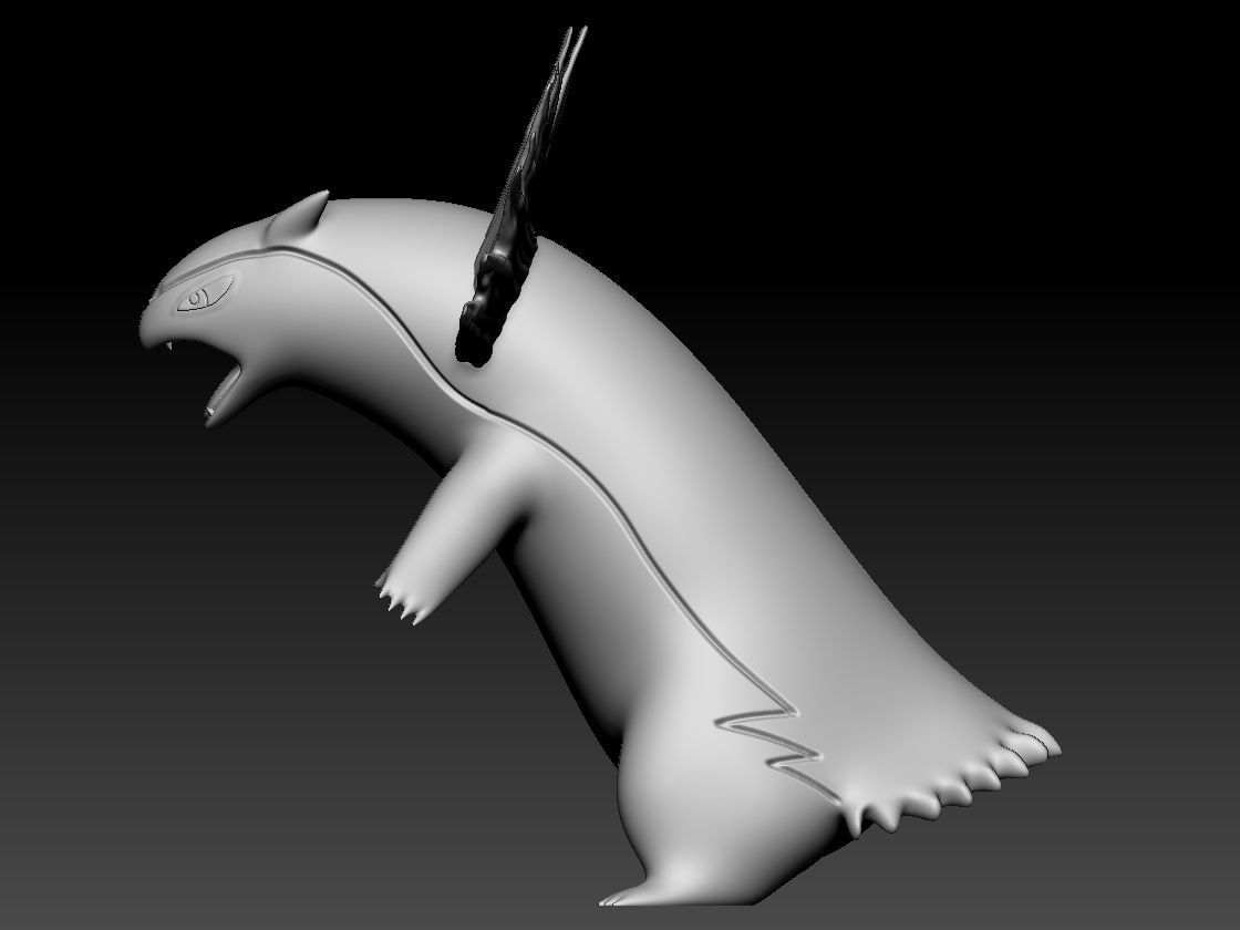 Typhlosion 3D print model_6