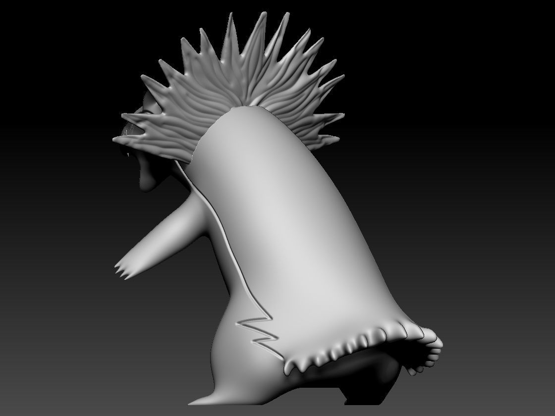 Typhlosion 3D print model_8