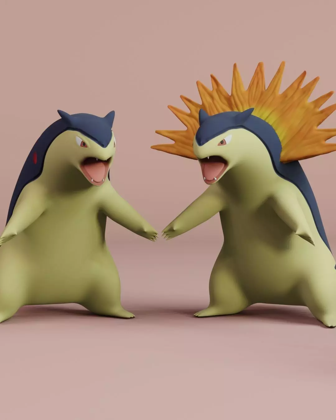 Typhlosion 3D print model_0