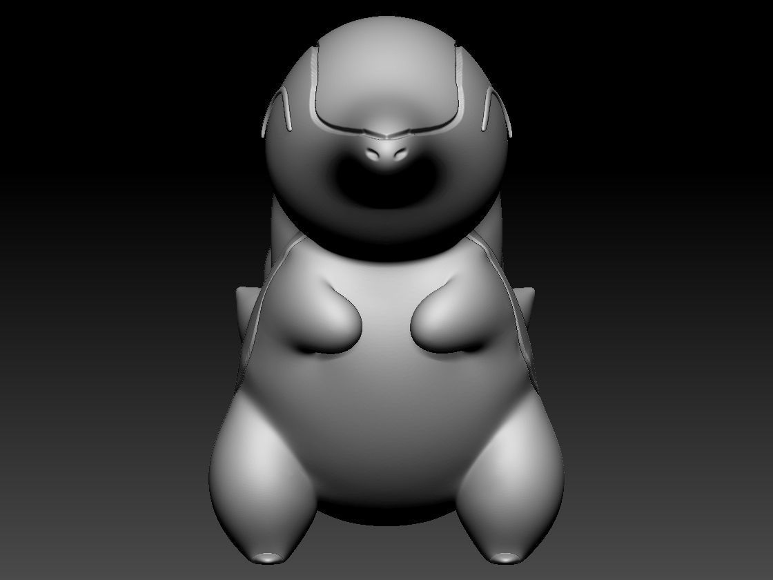 Cyndaquil entire evolution line 3D print model_4