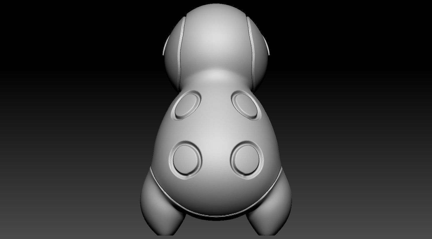 Cyndaquil entire evolution line 3D print model_28