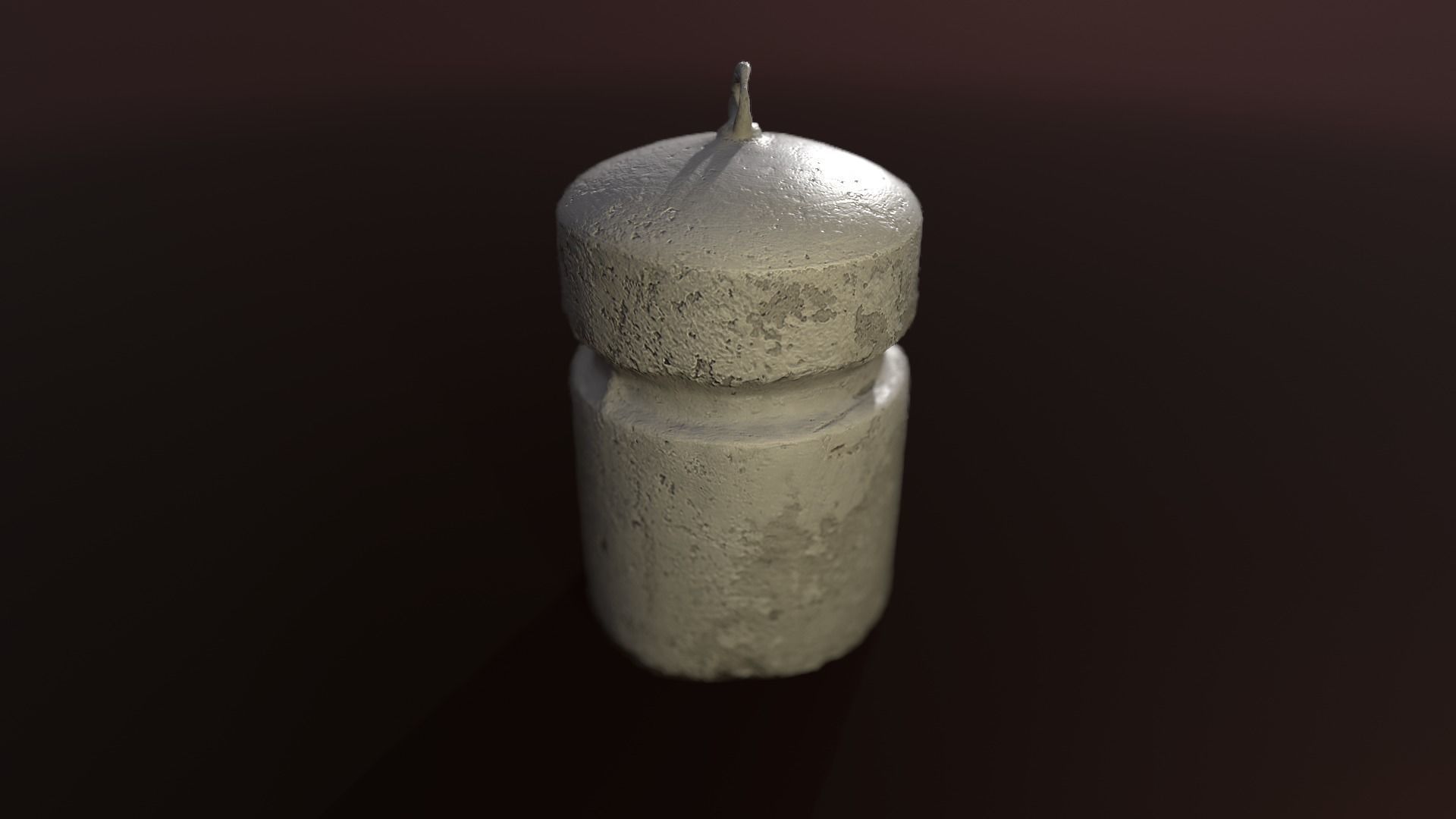 Street Elements Concrete - 3d Photoscan Low-poly 3D model_11