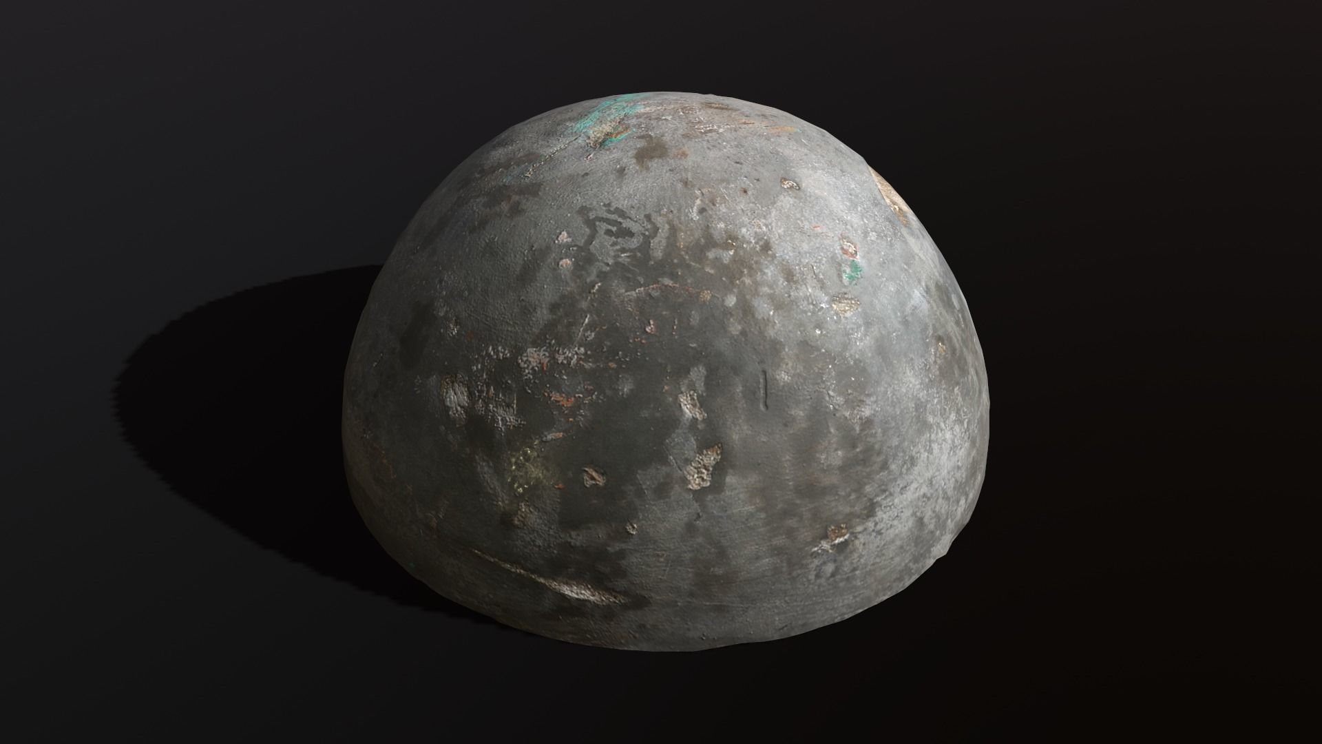 Street Elements Concrete - 3d Photoscan Low-poly 3D model_9