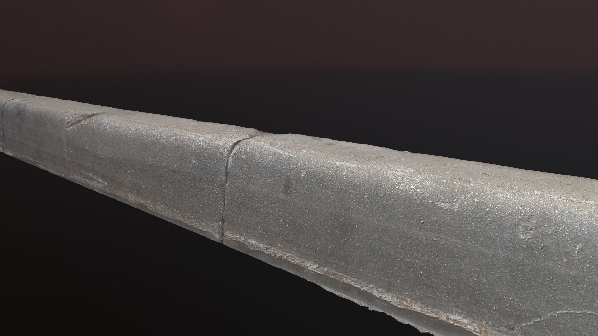 Street Elements Concrete - 3d Photoscan Low-poly 3D model_6