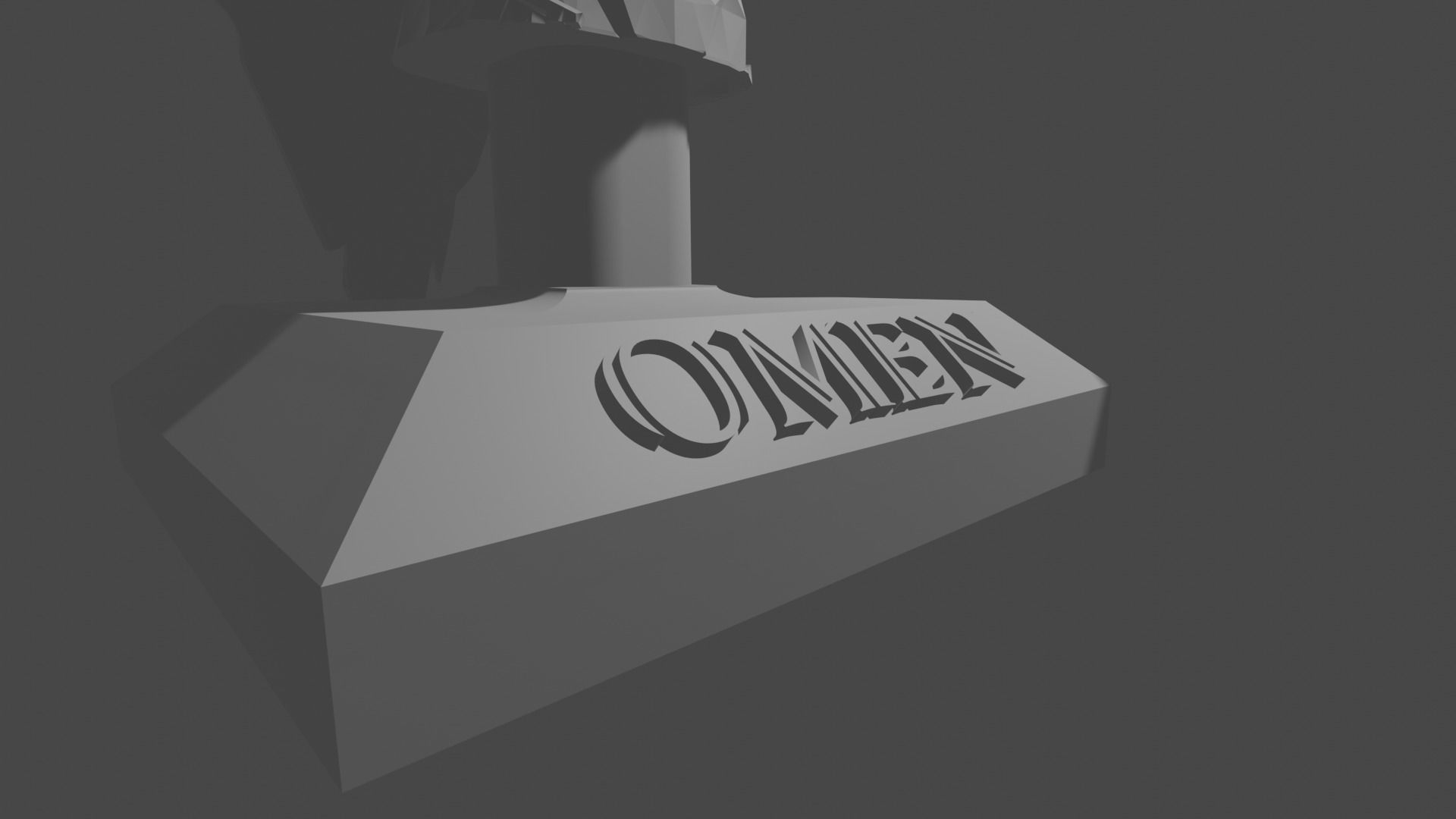 Valorant Omen bust - 3D print ready 3D print model_3