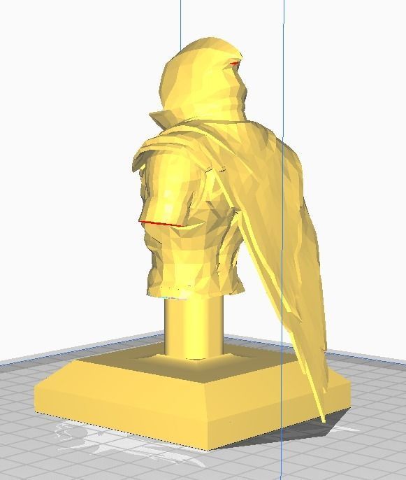 Valorant Omen bust - 3D print ready 3D print model_10