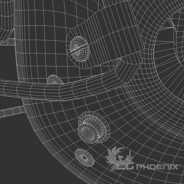 Baltimore Ravens official game helmet 3D model_7