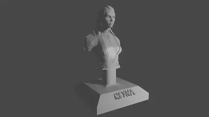 Valorant Reyna Bust - 3D print ready 3D print model