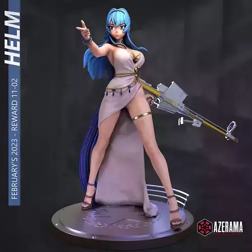 HELM NIKKE STL READY FOR 3D PRINTING 3D print model