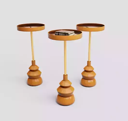 Stela corner table  3D model