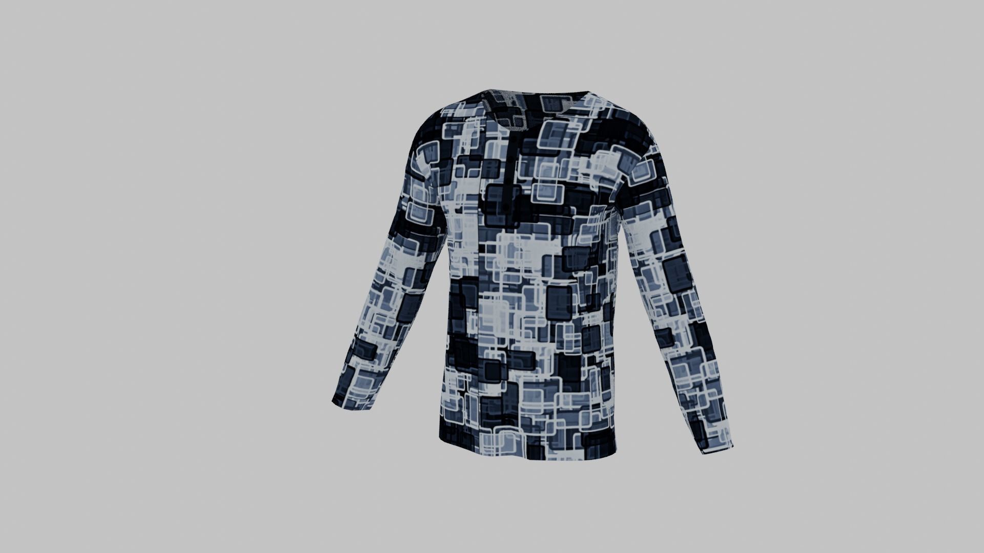 T-Shirt - Sweater Low-poly 3D model_3