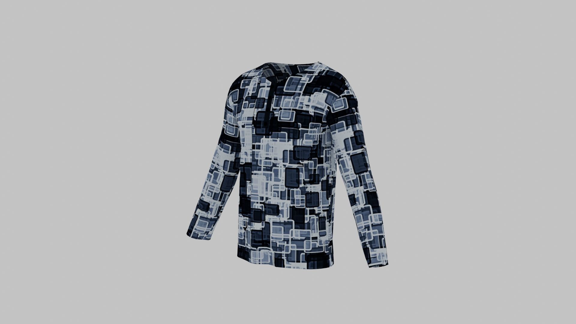 T-Shirt - Sweater Low-poly 3D model_6